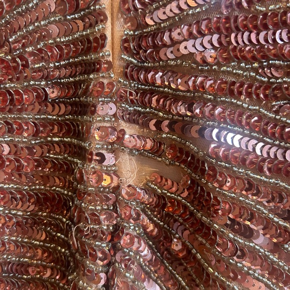 MacDuggal Pink sequin gown size 2 - Picture 5 of 6